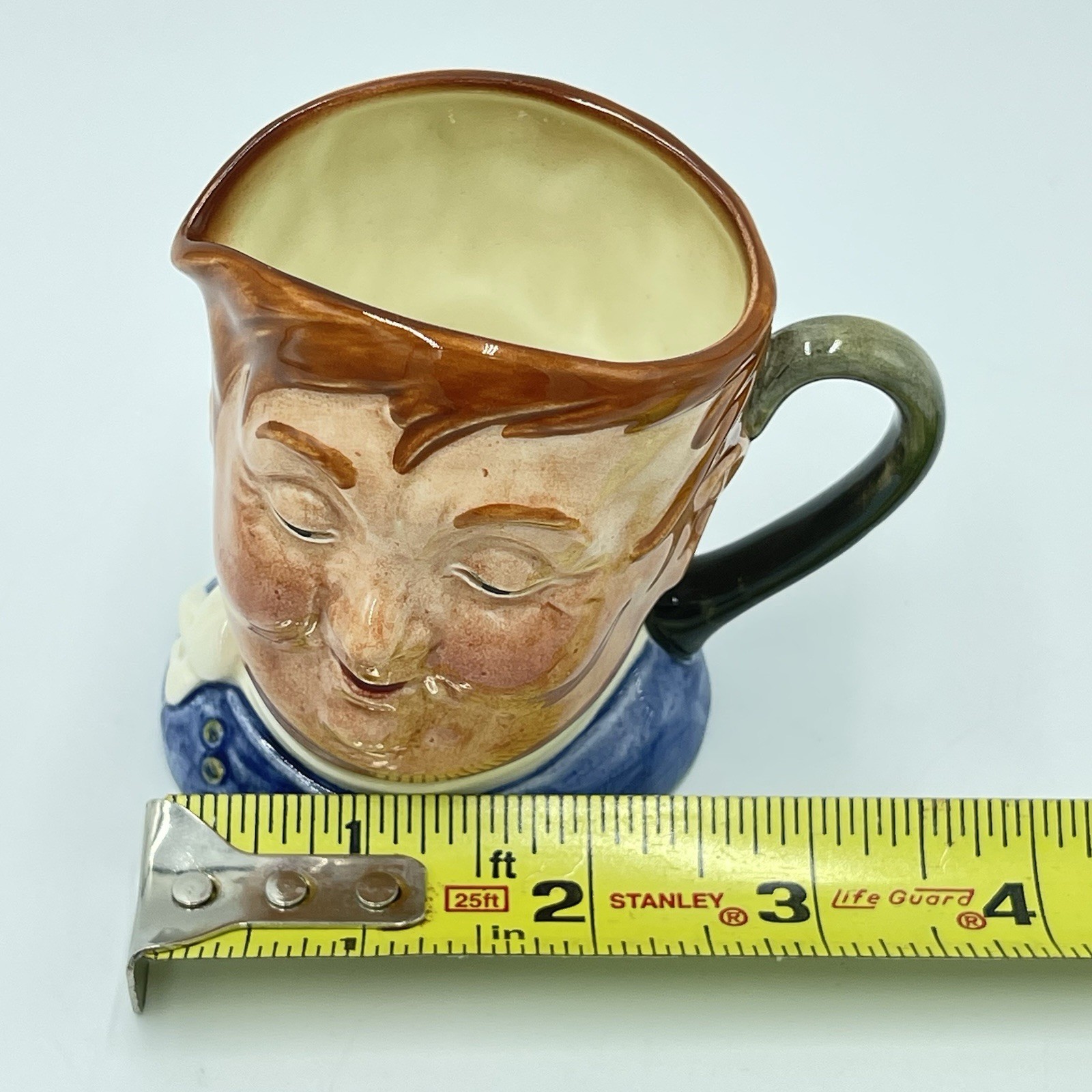 Royal Doulton “FAT BOY” Toby mini–Mug Ceramic Pitcher 3.25″
