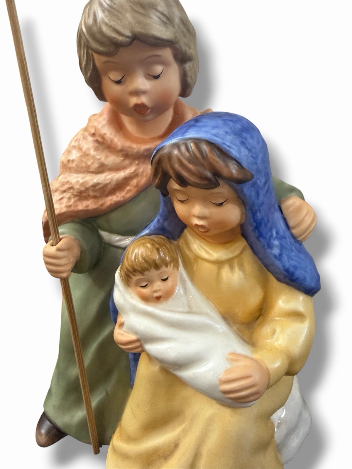 GOEBEL Weihnacht HOLY FAMILY Children Nativity Mary Joseph Jesus 44 014 16 EUC