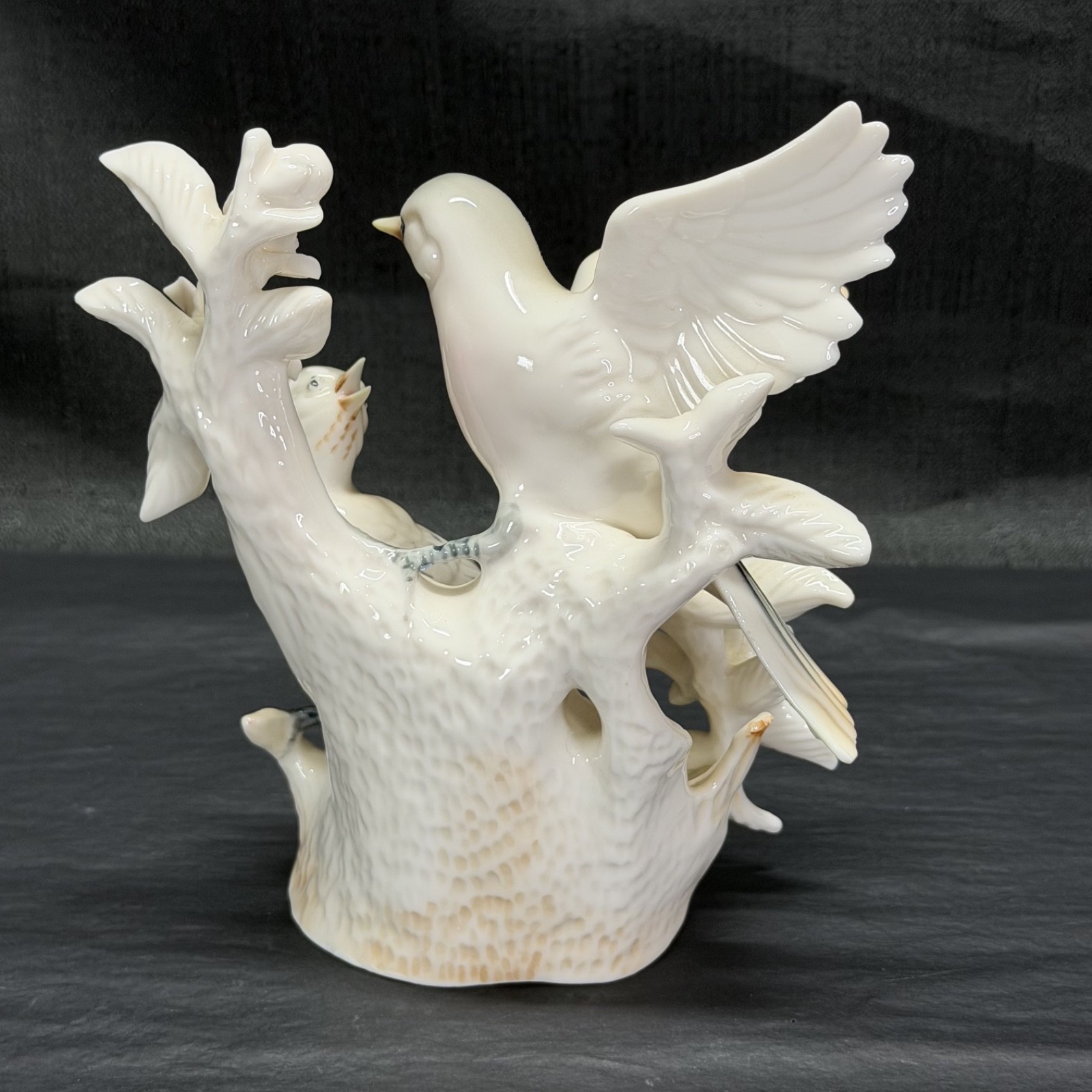 Vintage ARDALT Lenwile Porcelain China Verithin Bird Figurine ROBIN #6189 Japan