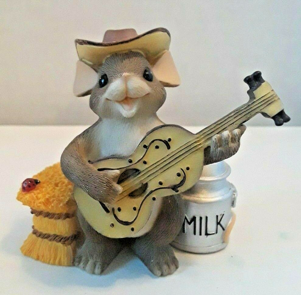 NIB Fitz and Floyd Charming Tails “THE COUNTRY SINGER” Figurine 82/114