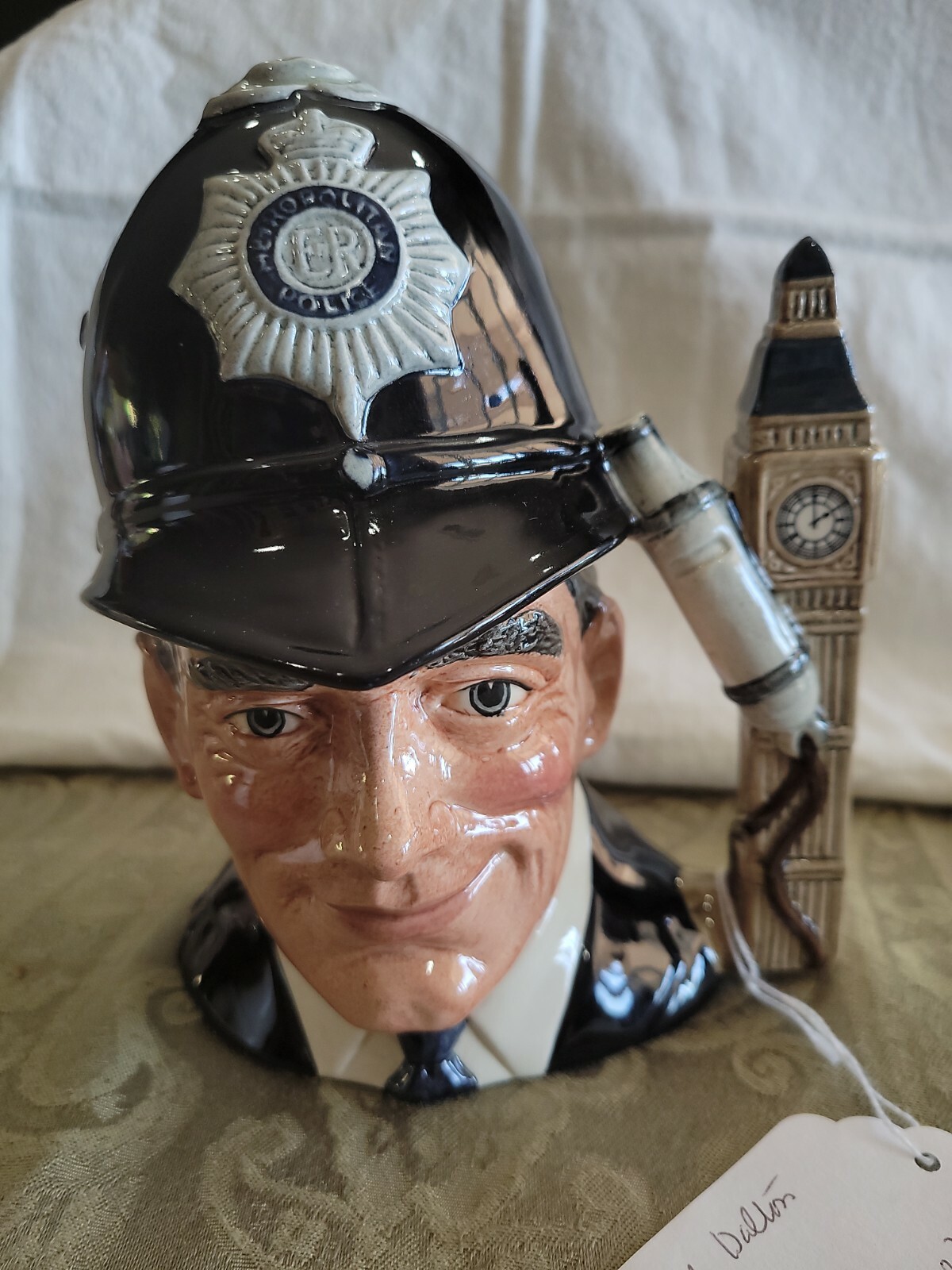 1985 Royal Doulton Large Toby Character Jug THE LONDON BOBBY # D6744 Hand Made