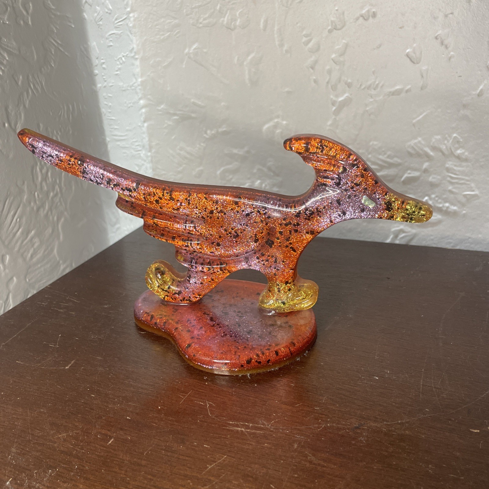 Vintage Lucite Roadrunner Figure