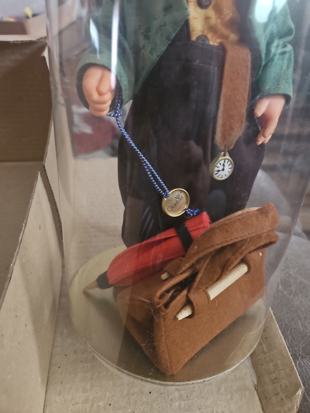 Goebel Hummel Doll Vinyl Wanderbub Merry Wanderer 12” Boy In Package Vintage