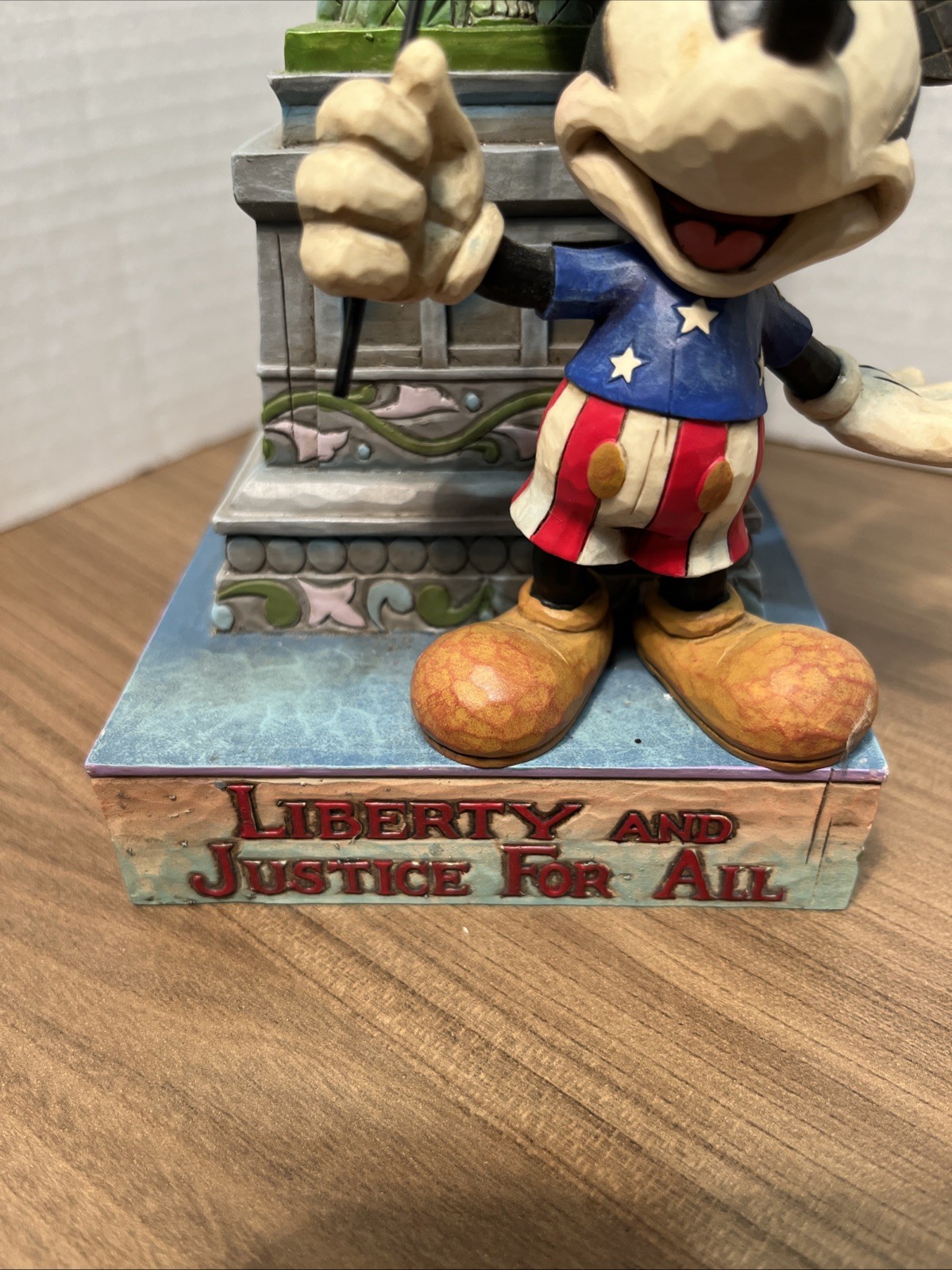Jim Shore Disney Mickey Mouse Liberty and Justice For All #4007663