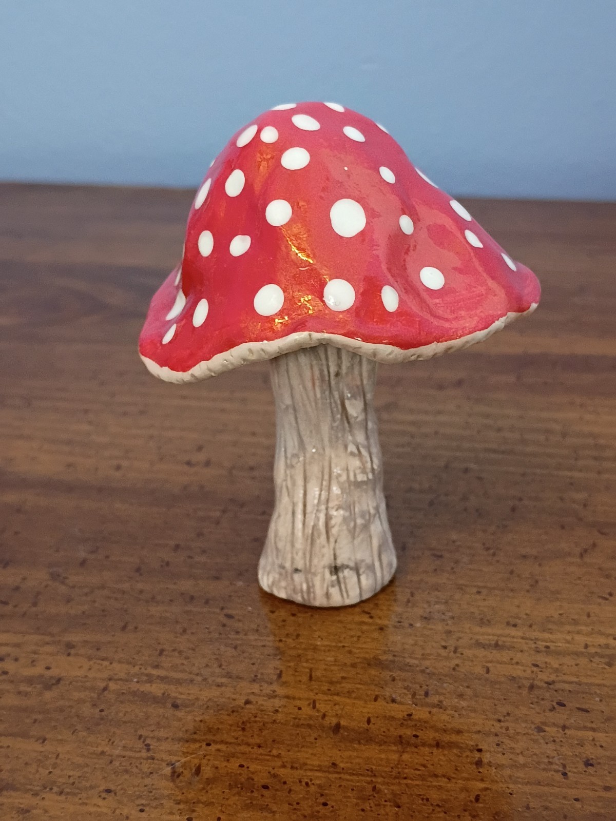 Mushroom Sculpture Ceramic Figurine
