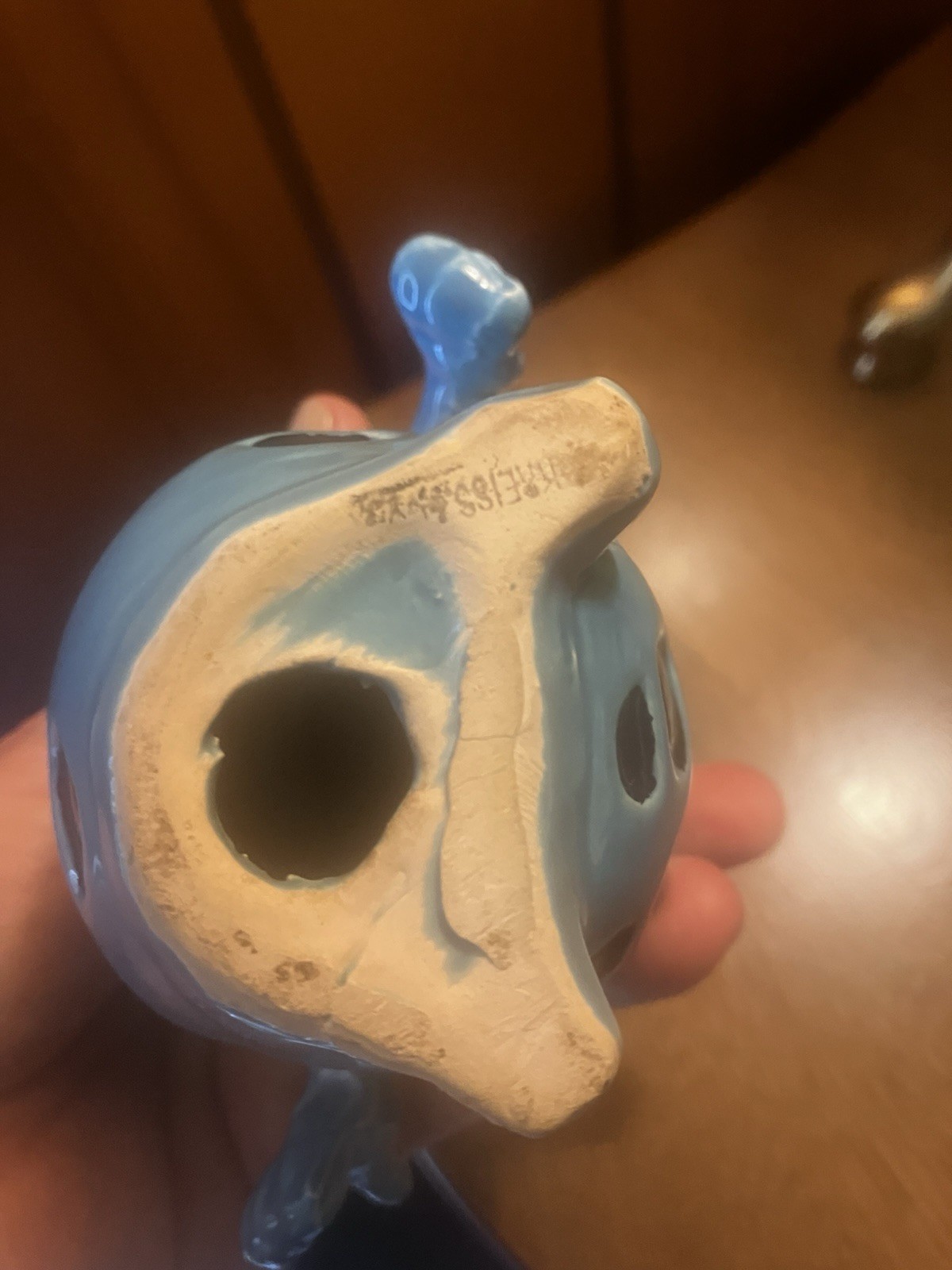 kreiss psycho ceramics Blue Figure. 1960’s Very Nice