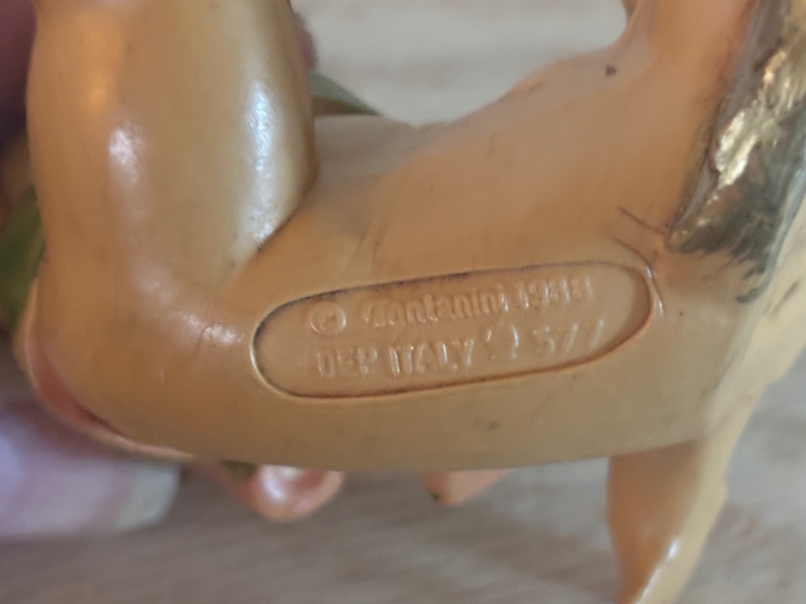 Vintage Fontanini 1988 Depose Italy Simonetti Tumbling Cherub Angel #577 Italian