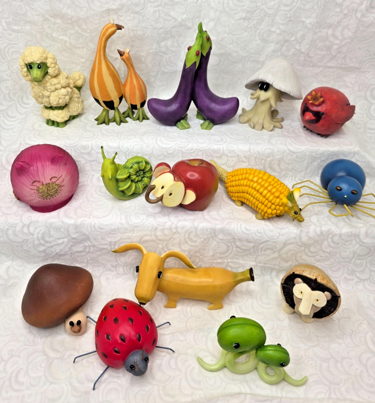 Enesco – Anthropomorphic – Home Grown Figurines – Vegetables – your choice Cute!