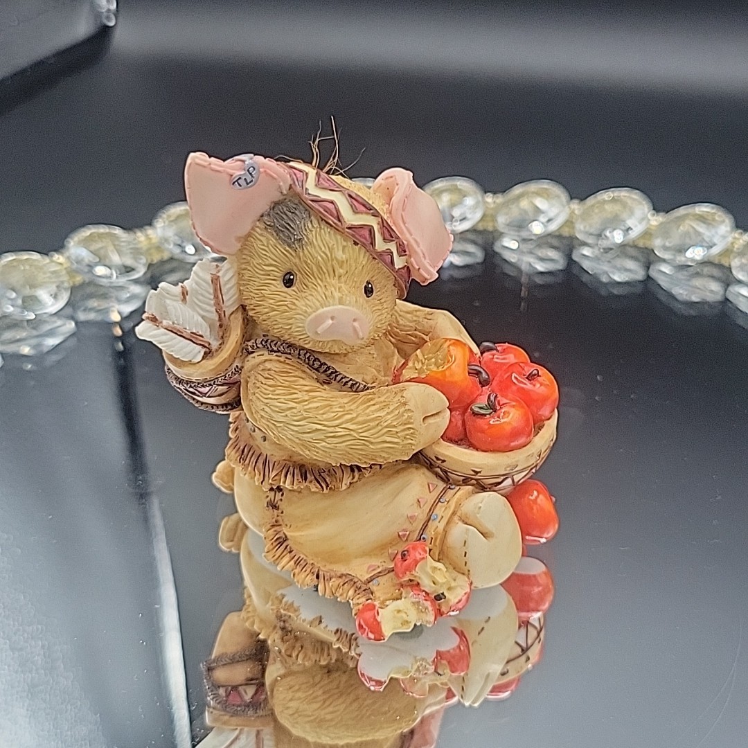 Enesco This Little Piggy I Shouldn’t Hog All These to Myself Figurine #187798