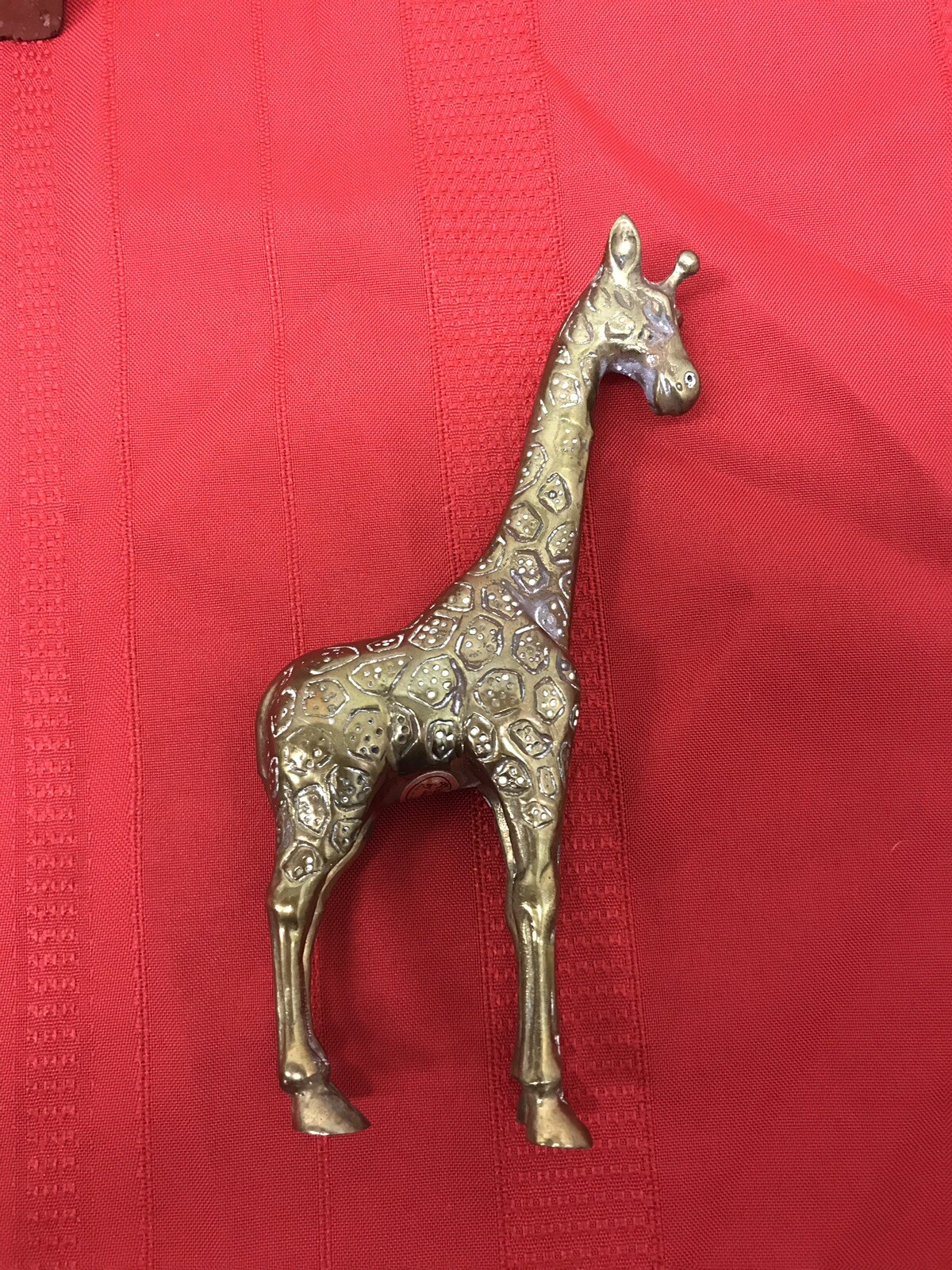 Andrea by Sadek Solid Brass 7.25″ Giraffe figurine 1 lb. Taiwan