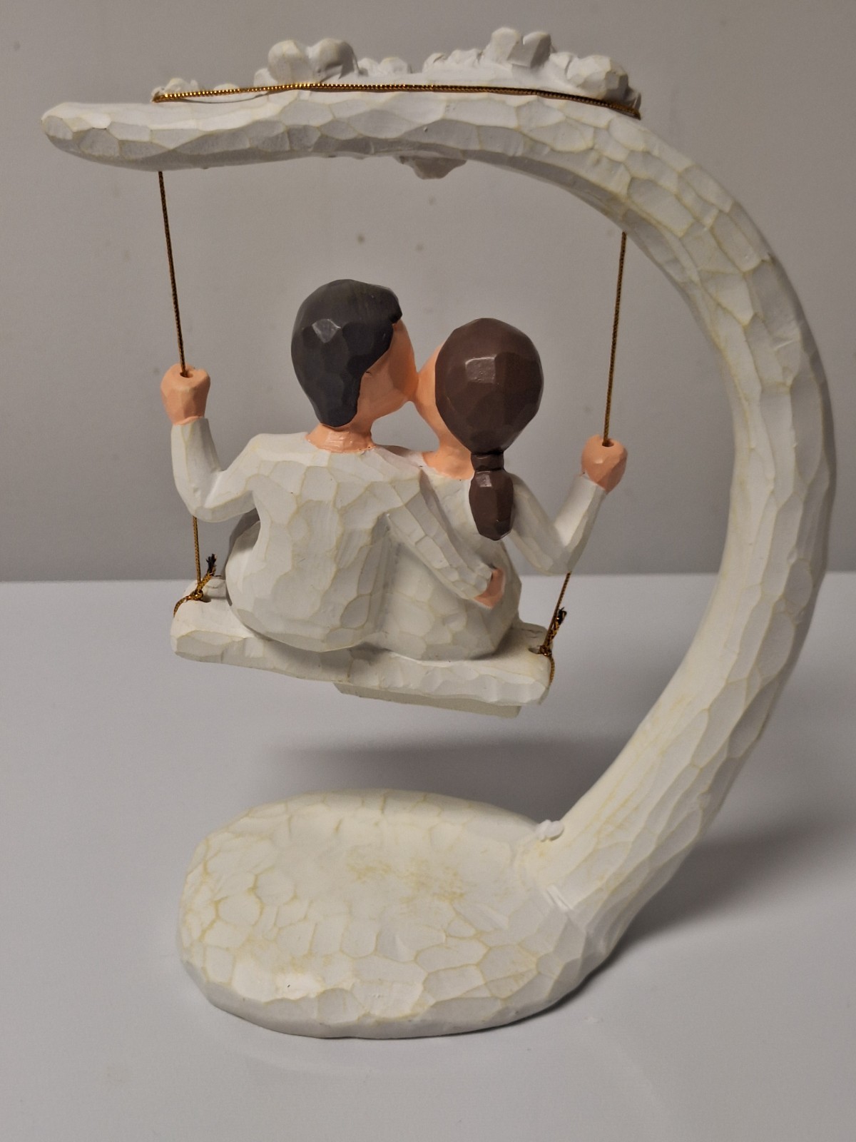 Romantic Couple Figurines in Love, 9″ Hand Painted