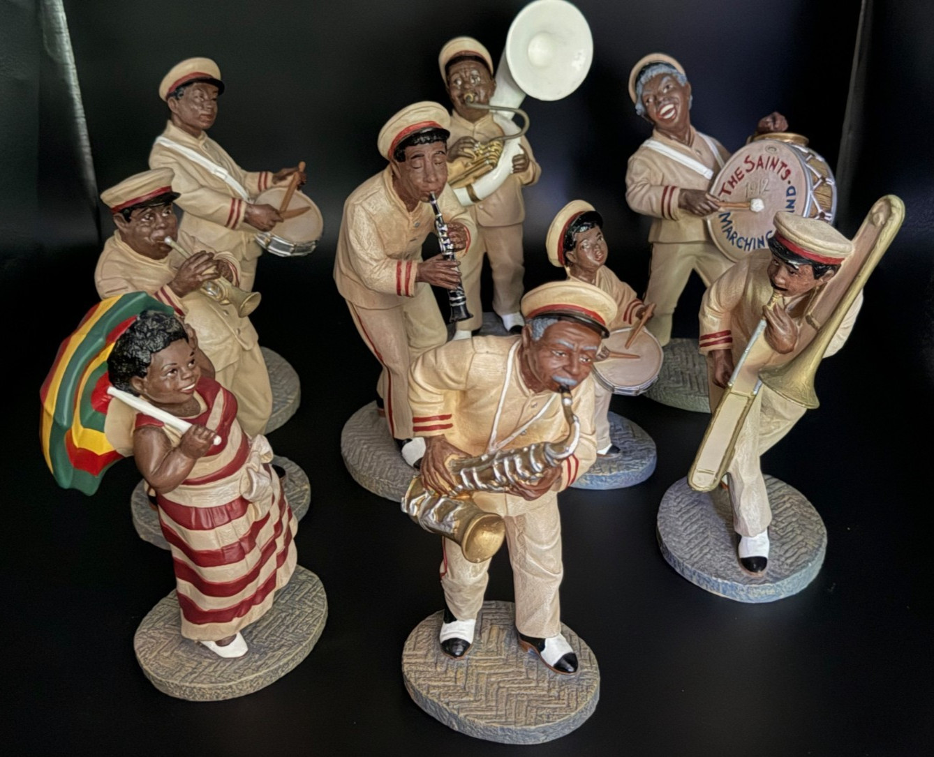 9pc ENESCO Parastone “All That Jazz” Band Set – engraved ROSO – Near Mt.