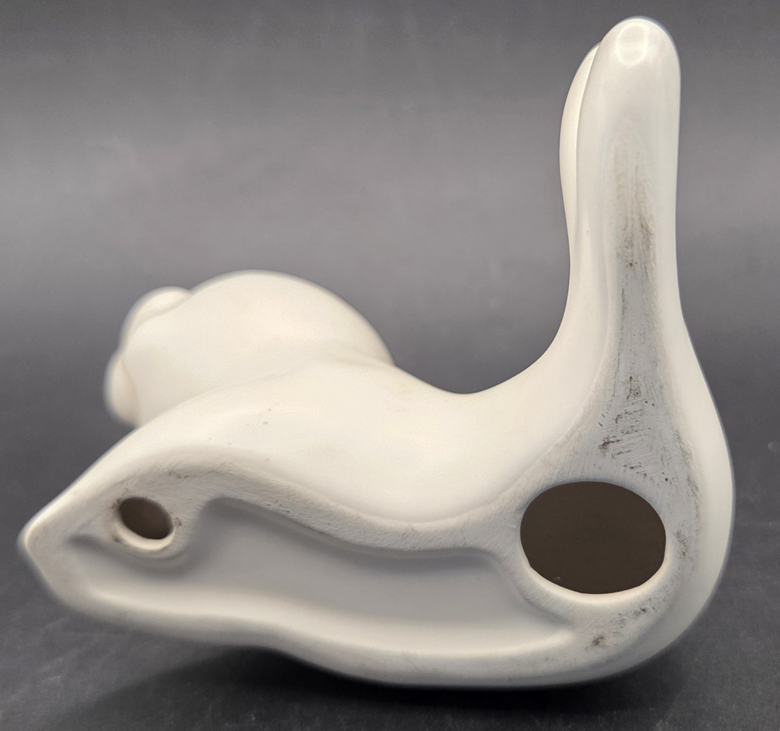Vintage Oxford Mother and Baby Seal Pup Figurines • White Porcelain • Mexico