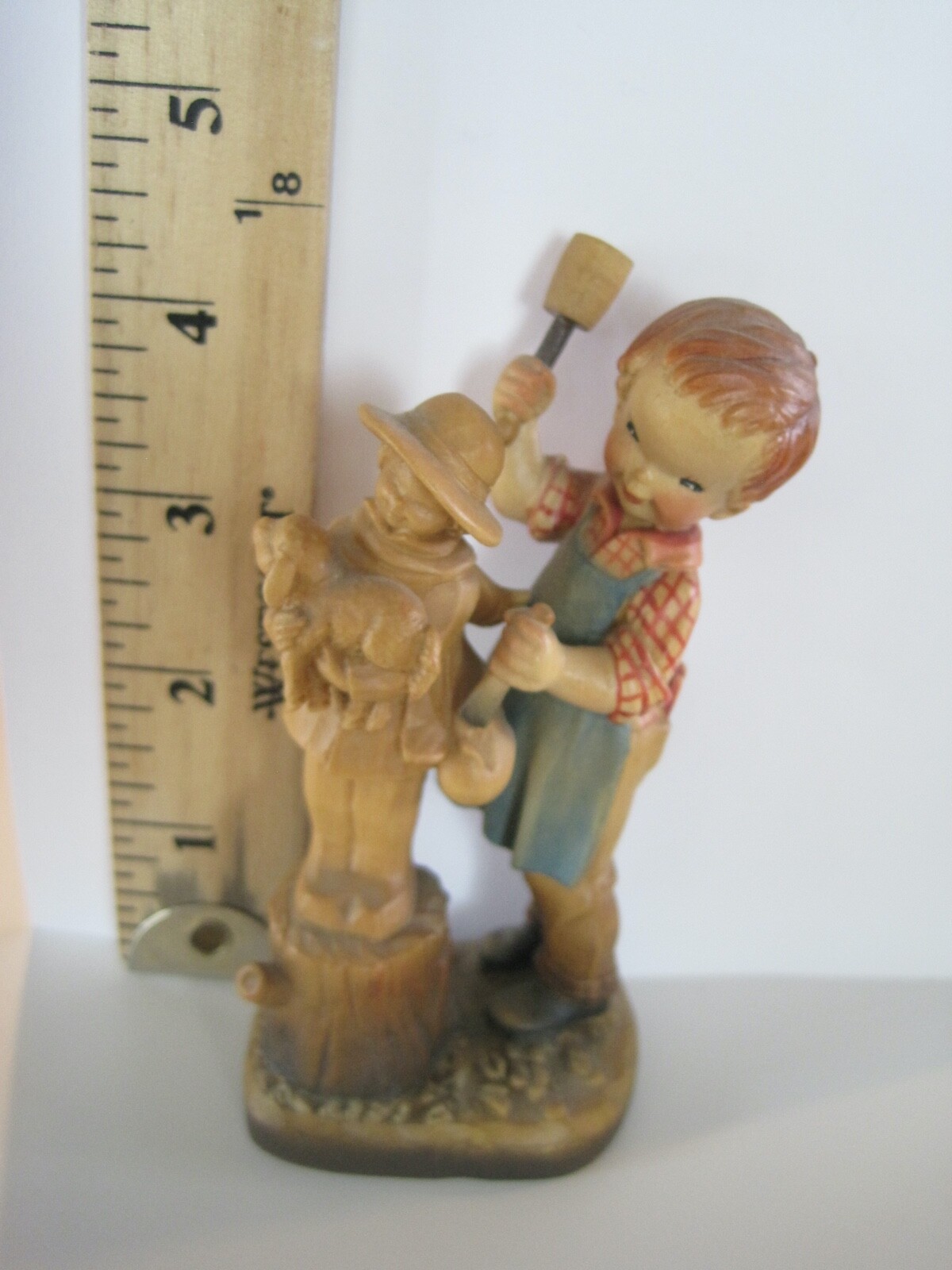 ANRI Italy Wood Carving 20 Years Of Love Approx. 4 1/8″