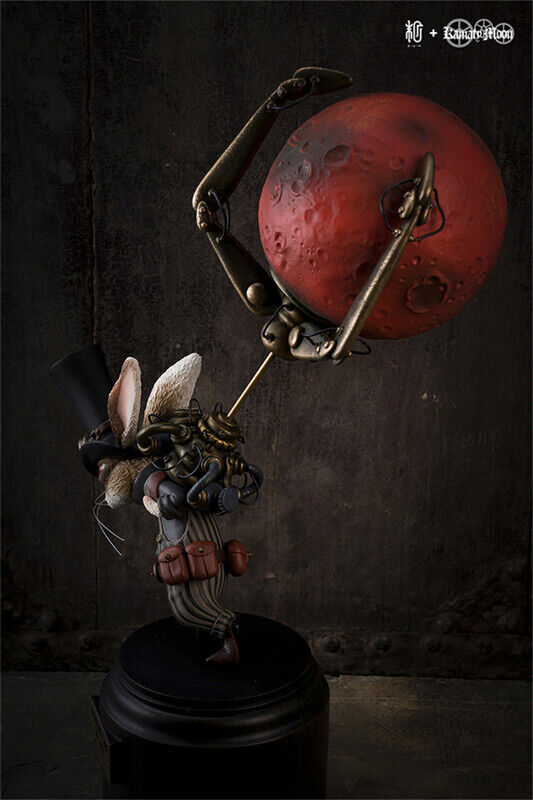 Manas Studio 镰田光司 Rabbit Who Stole The Moon Painted Model Limited Statue New
