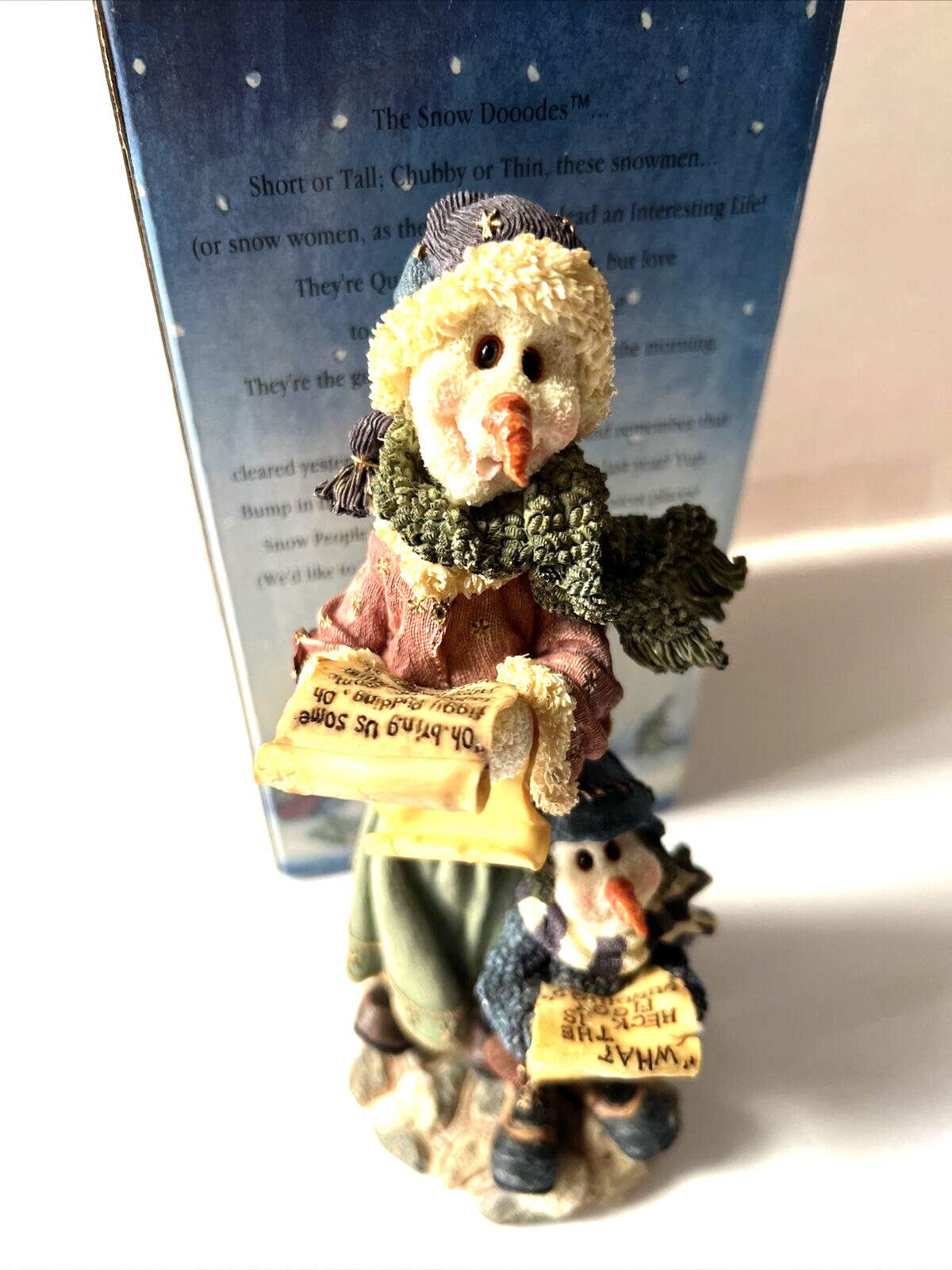 Boyd Bears Collection 2001 Snow Dooodes Mrs. G. Clef w/ Halfnote Edition 2E/5164