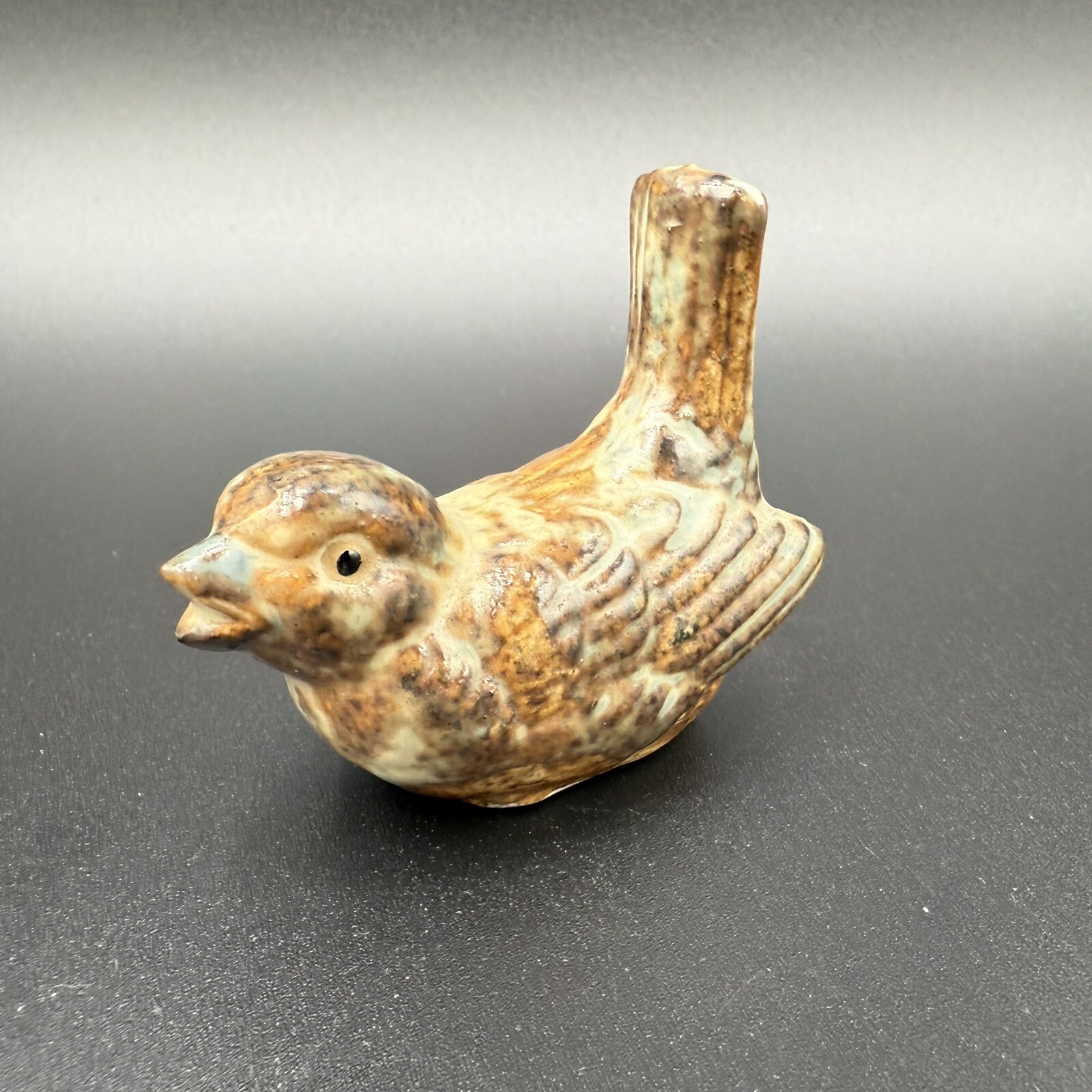 Vintage Otagiri Ceramic Bird Figurine Brown Beige Japan Collectible Decor