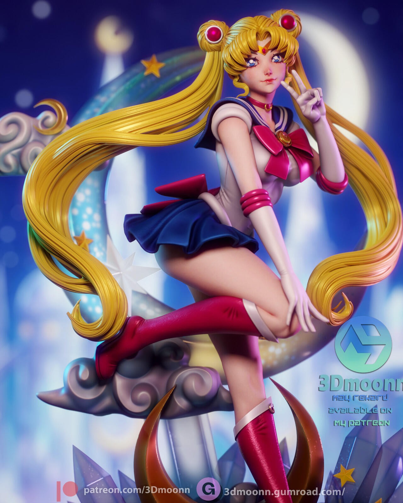 Sailor Moon — Celestial Edition • Premium Resin Garage Kit 1:8