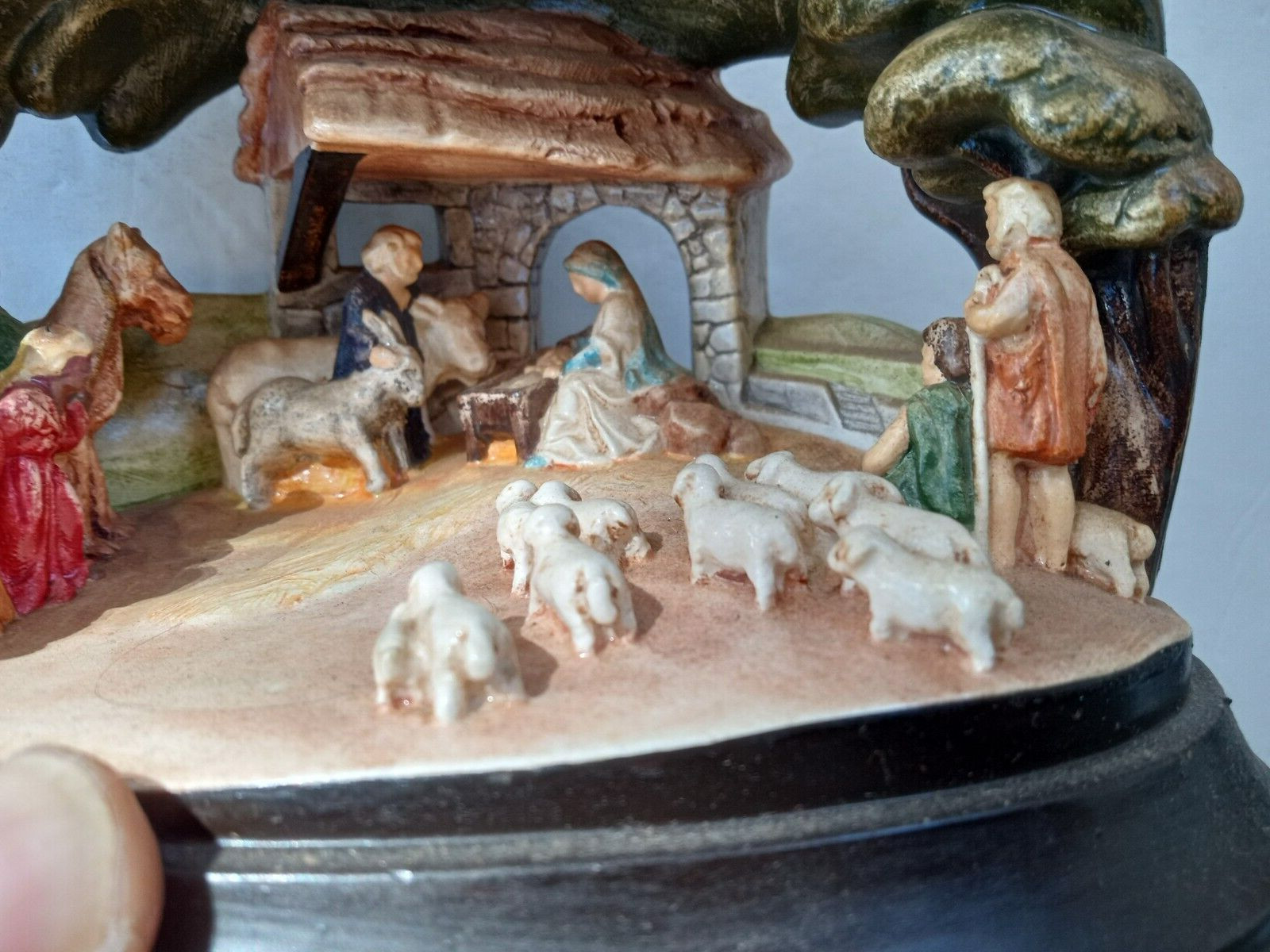 Sebastian Miniatures Nativity Scene Figurine Prescott W. Baston Hand Painted