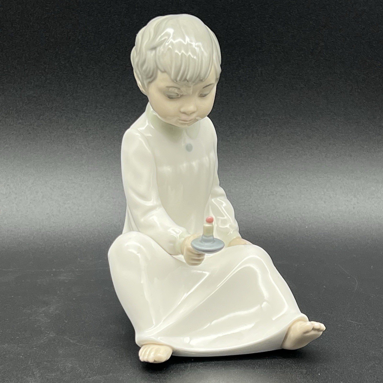 Vintage Zaphir By Lladro Boy With Candle 6.25” Made In Spain