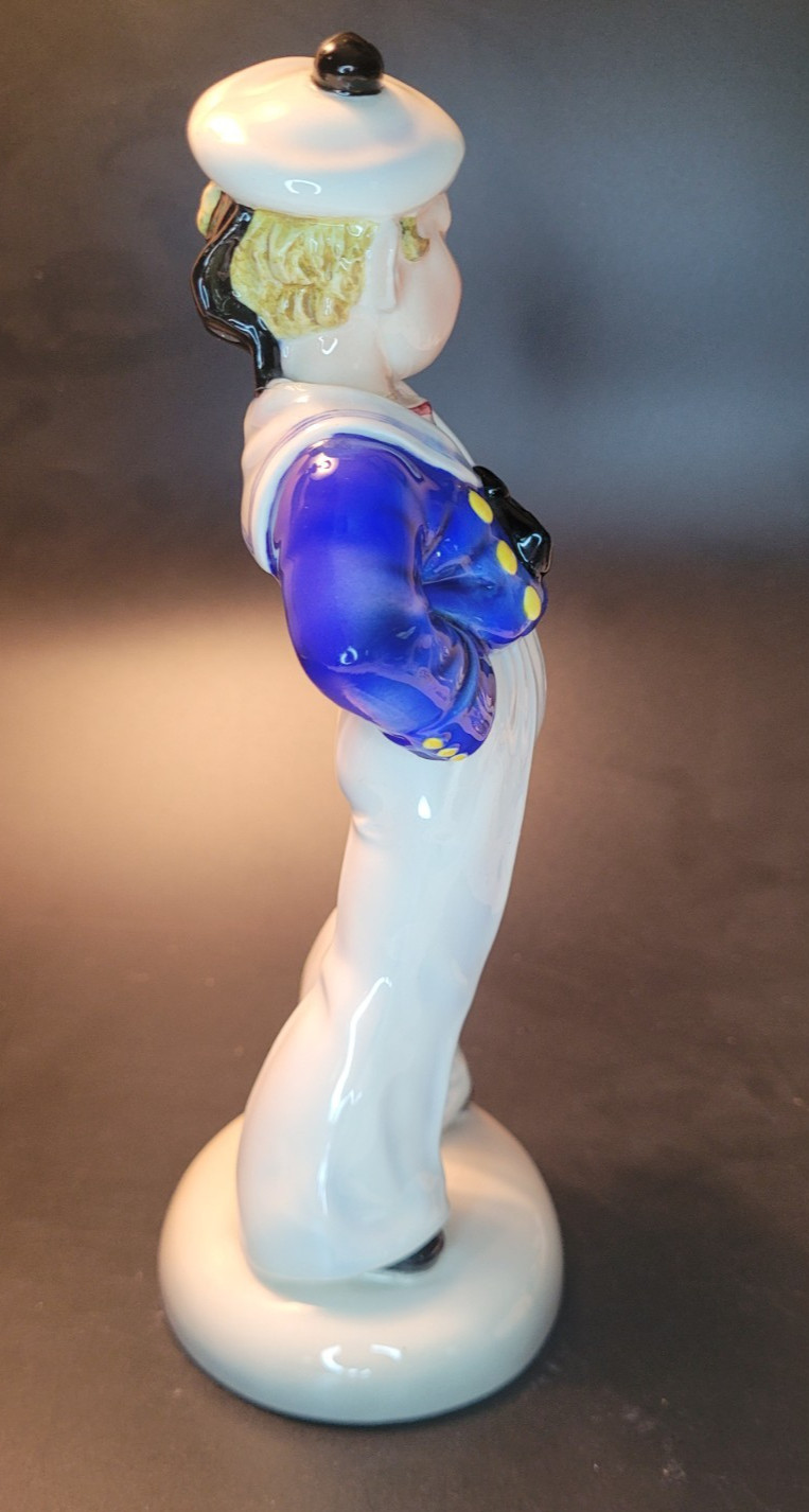 RARE Art Deco Porcelain Sailor Boy by Stephan Dakon Australia circa 1935 CHIPPED