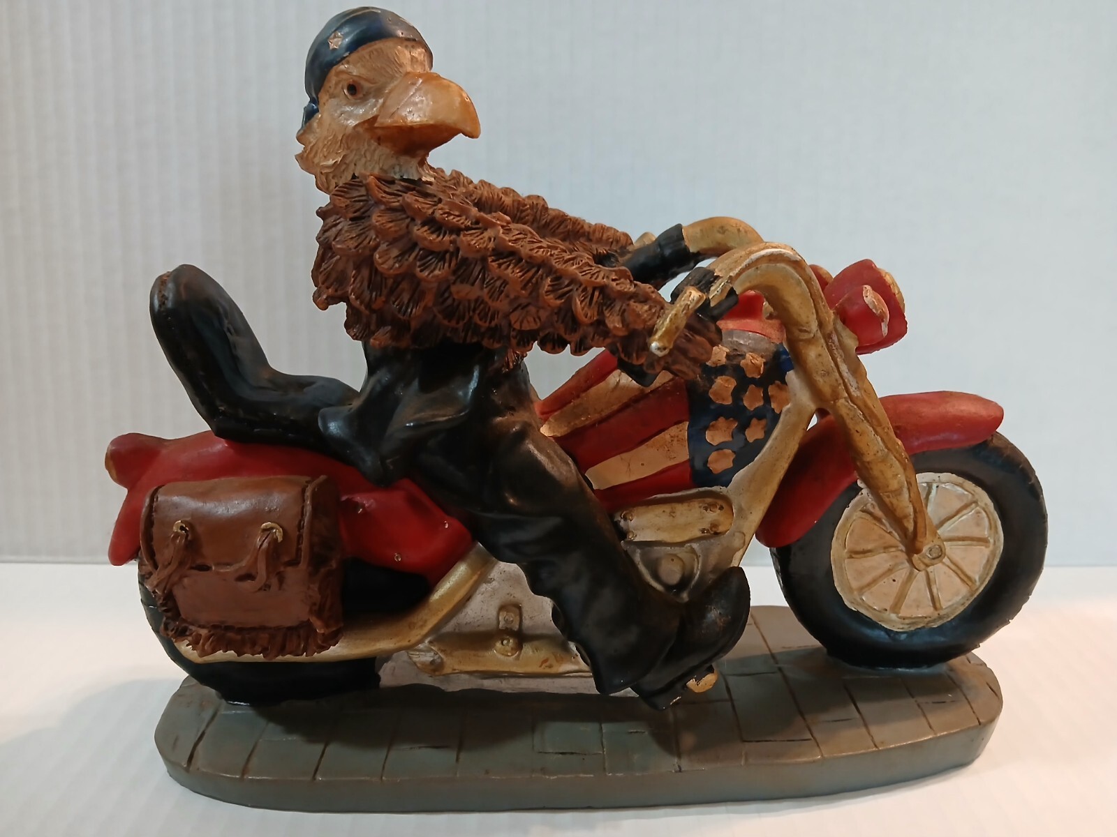 Easy Rider Figurine Bald Eagle 8 1/2 in long.