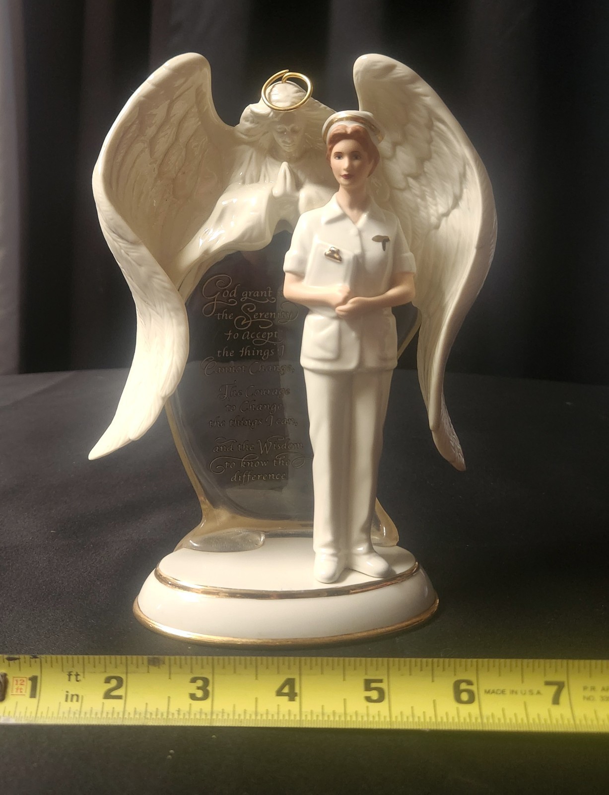 Vintage “Angel of Compassion” Nurse Figurine, Bradford Exchange 2001