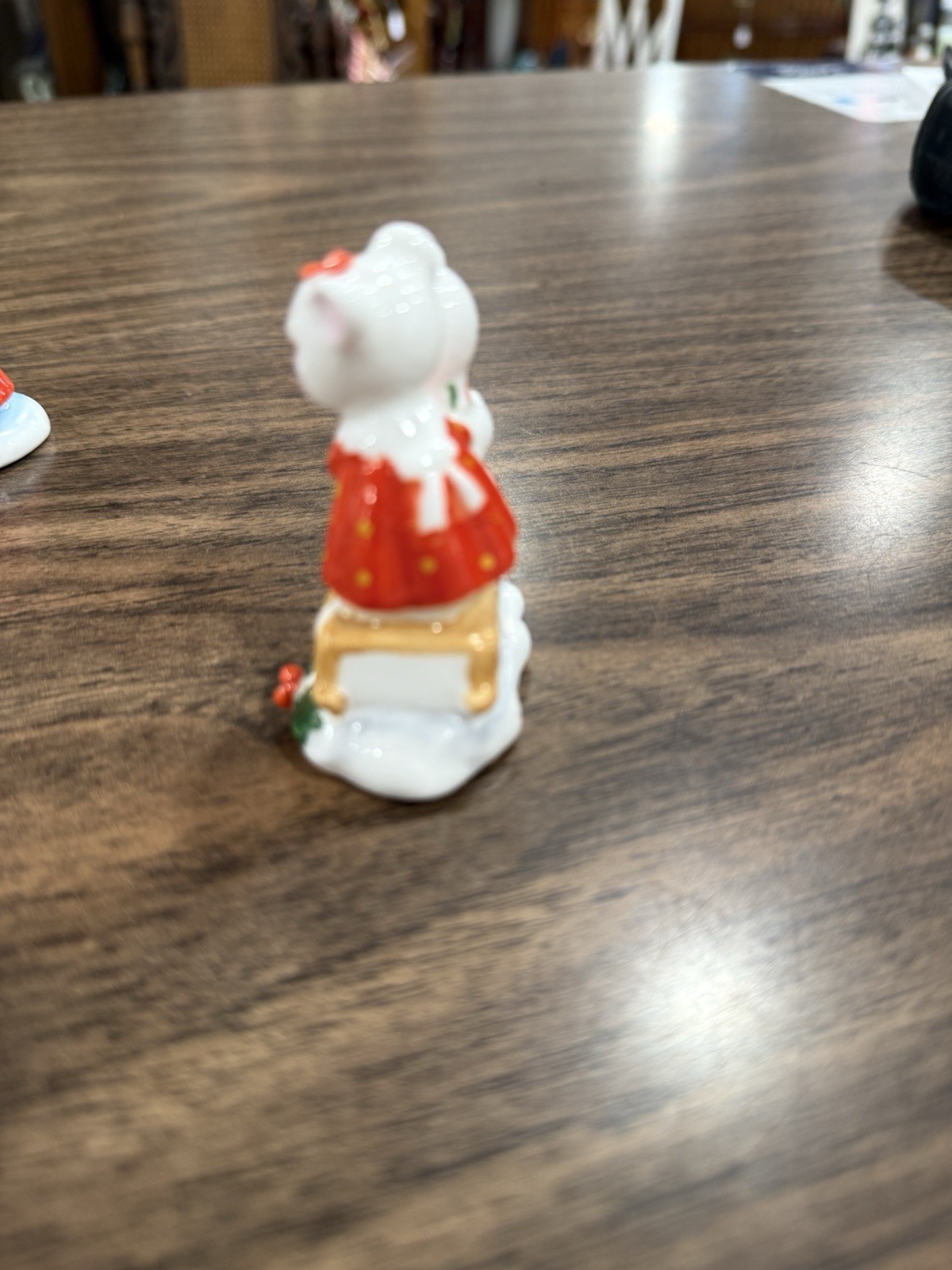 Vtg Set Of 3 Enesco Maruri Masterpiece Mice Figurines 1977 Bone China Winter