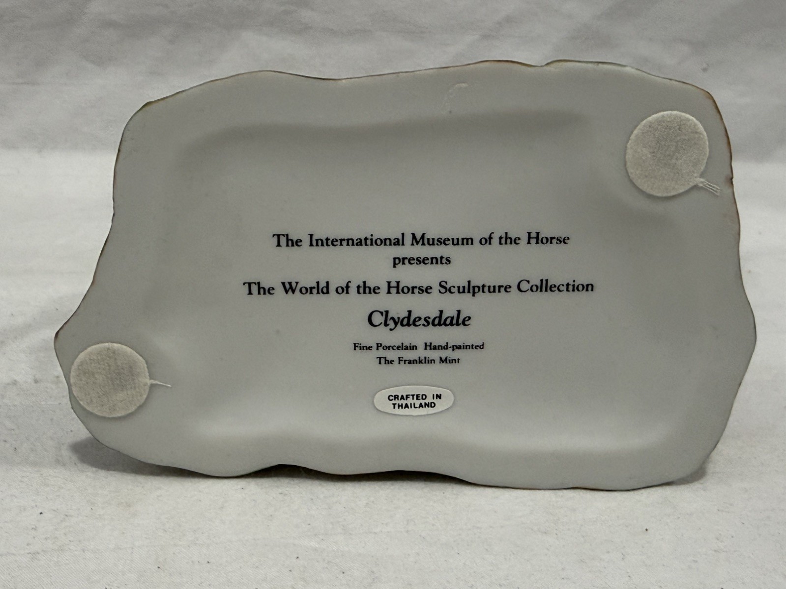 Clydesdale – The World of the Horse Sculpture Collection Franklin w/Box Mint
