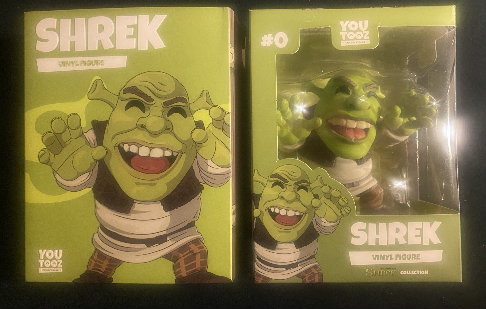 YouTooz Shrek Limited Edition Vinyl Collectible Figure #0 DreamWorks Brand New !