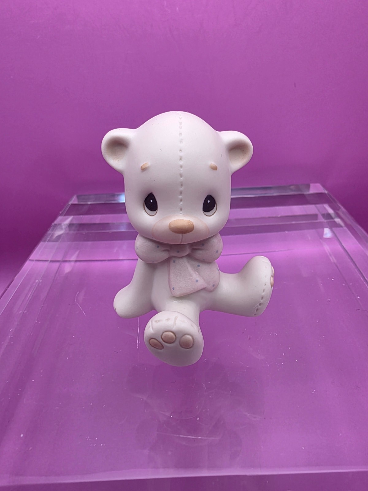 PRECIOUS MOMENTS FIGURINE “ANIMAL” BEAR 1982 ENESCO SAMUEL J BUTCHER E-9267A