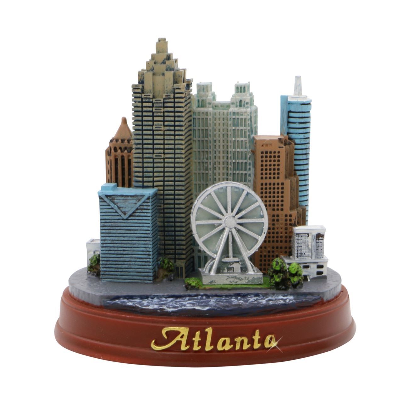 Atlanta Statue Replica 3.25 Inches Skyline Atlanta Model Figurine Souvenir