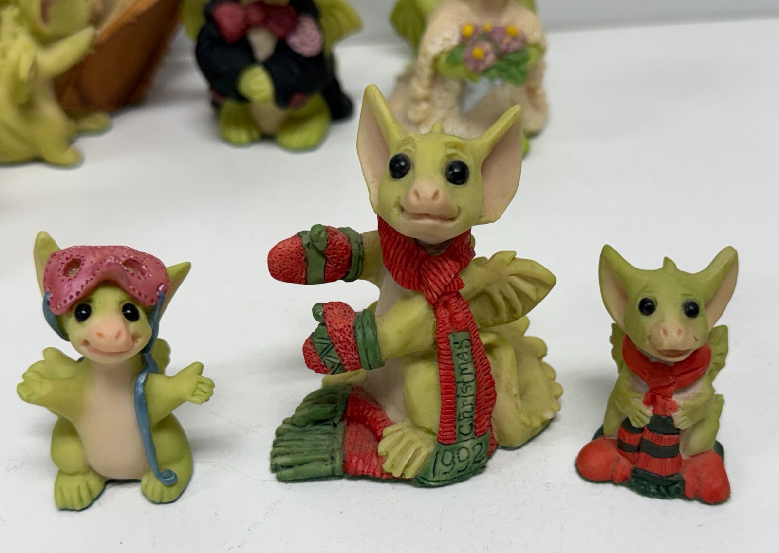 Lot of 14 Whimsical World of Pocket Dragons Figurines Real Musgrave Vintage 90s