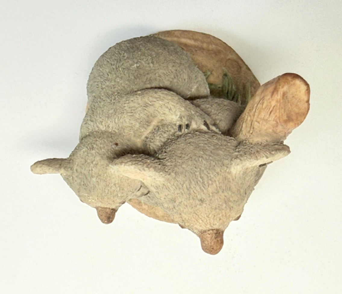 Charmstone Koala Mama Baby Cold Cast Marble Earl Sherwan Stamp USA VTG 80s