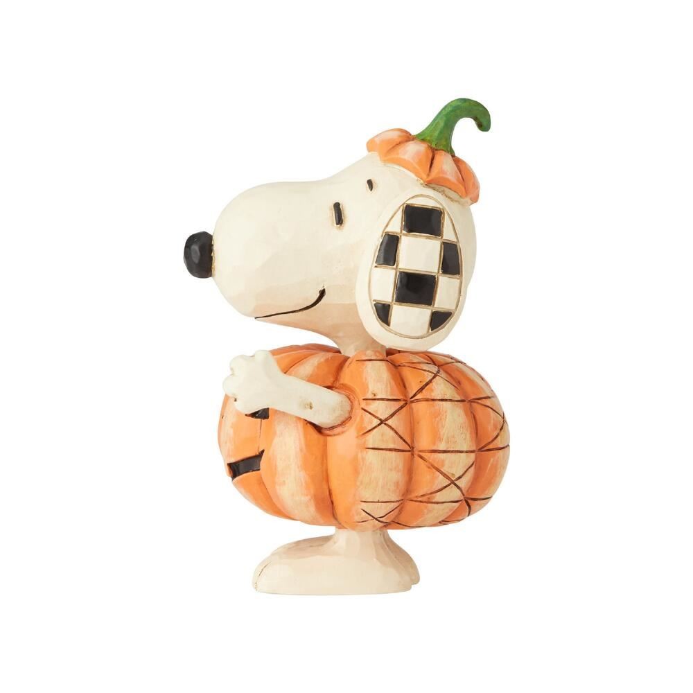 Jim Shore Peanuts Snoopy Pumpkin Miniature Halloween Figurine 6002777