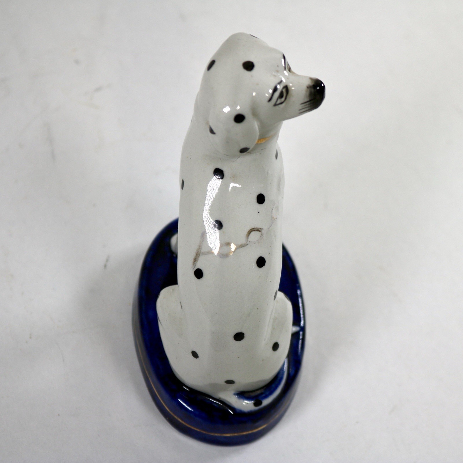 Early 20th Century William Kent Staffordshire Dalmatian Right Facing UK 4.75″ T
