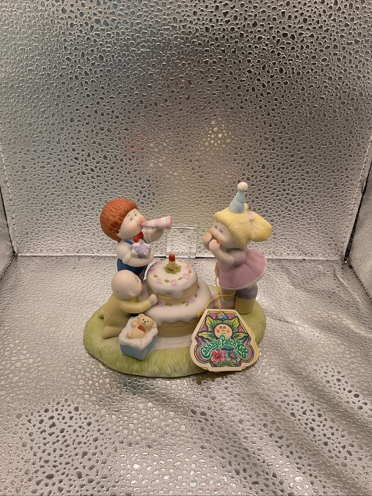 Vintage 1984 Cabbage Patch Kids Porcelain Happy Birthday Figurine Signed