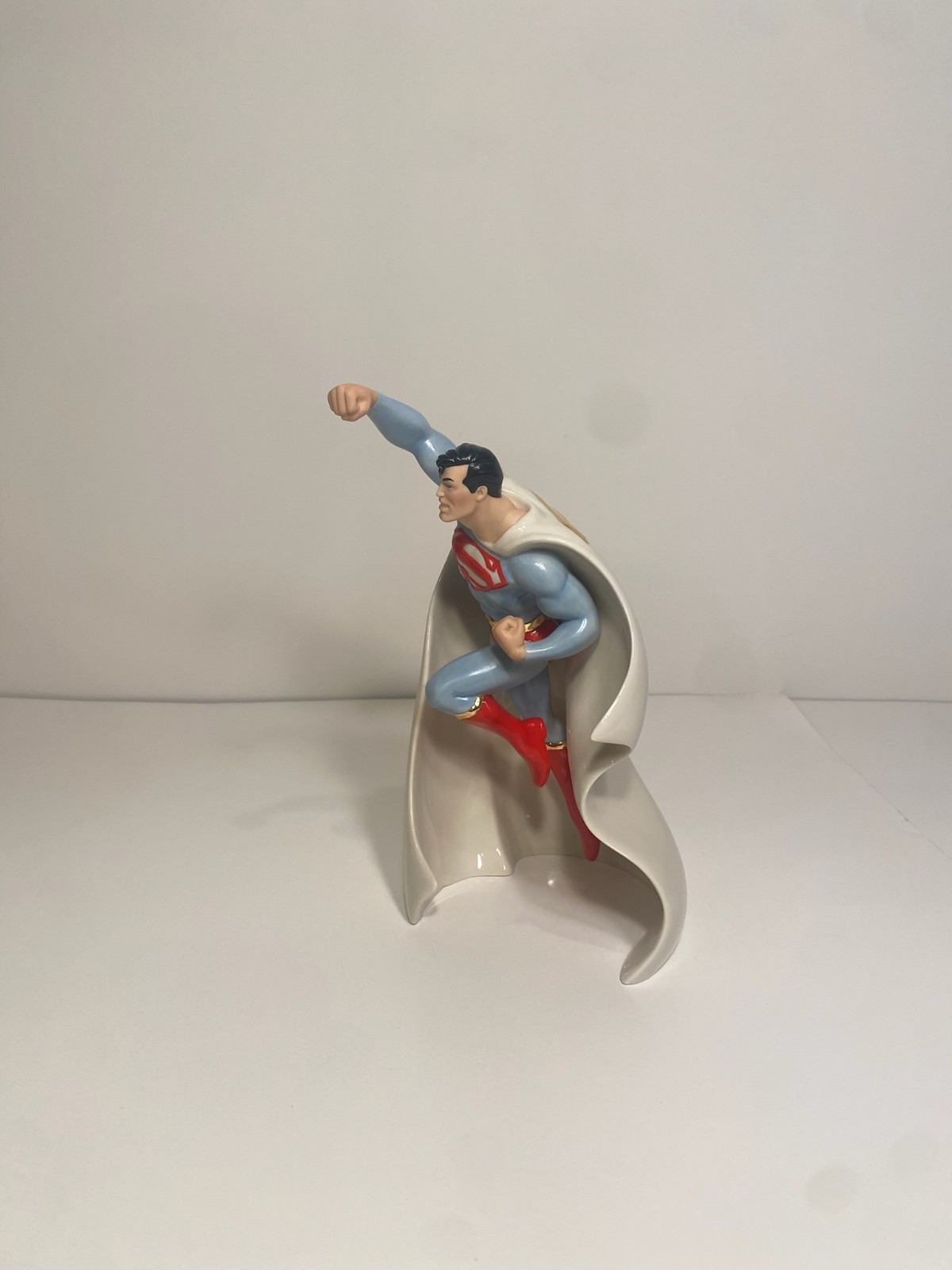 Lenox Superman Figurine DC Comics Man of Steel NIB w/ COA 24K Gold Fine China