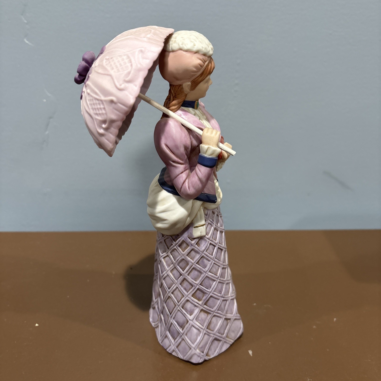 Home Interiors Homco Porcelain “Miss Violet” Figurine 8.5″ Tall 14502-98