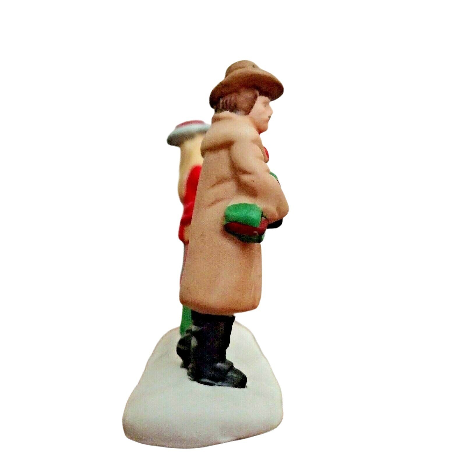 Family Father Mother Child Baby Figurine Miniature Model Train Christmas