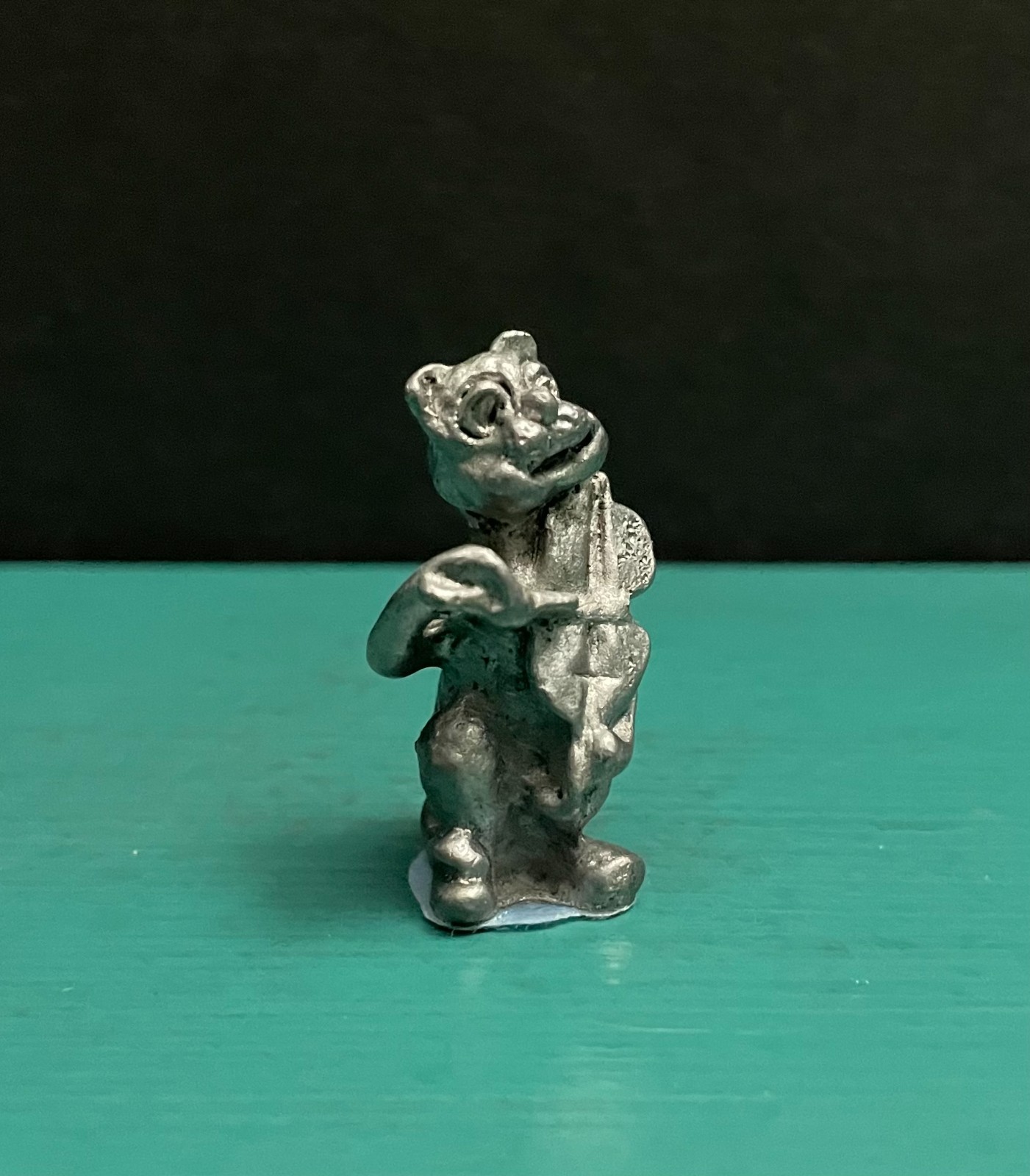 HTF Michael Ricker Pewter Peewee Cat Fiddle Violin Orchestra Band Music Figurine