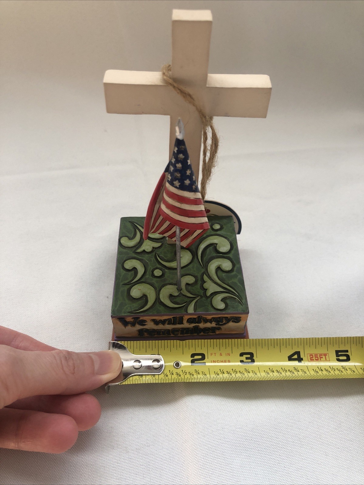 Jim Shore Hartwood Creek 2010 “We Will Always Remember” Statue Figurine NO BOX