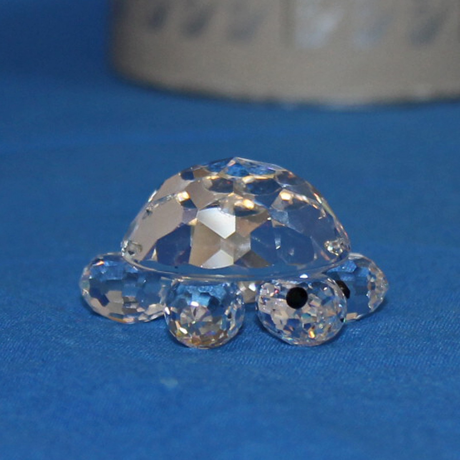 Swarovski Crystal Figurine, Turtle Large, (010037) 2.2″ MIB
