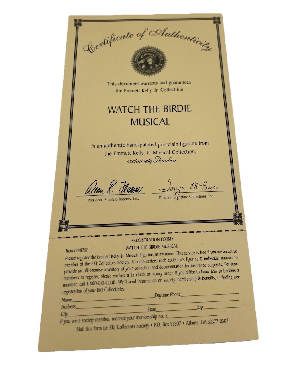 Emmett Kelly Jr. – Watch The Birdie The San Francisco Music Box