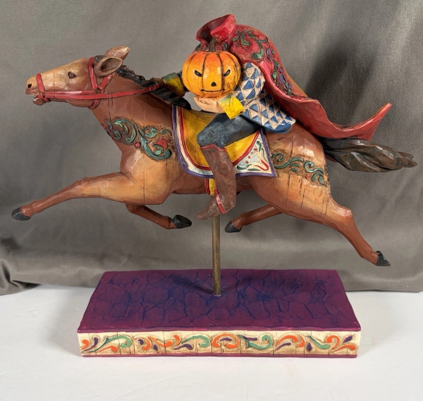 Jim Shore The Headless Rider Follows Horseman 2005 Retired With Box