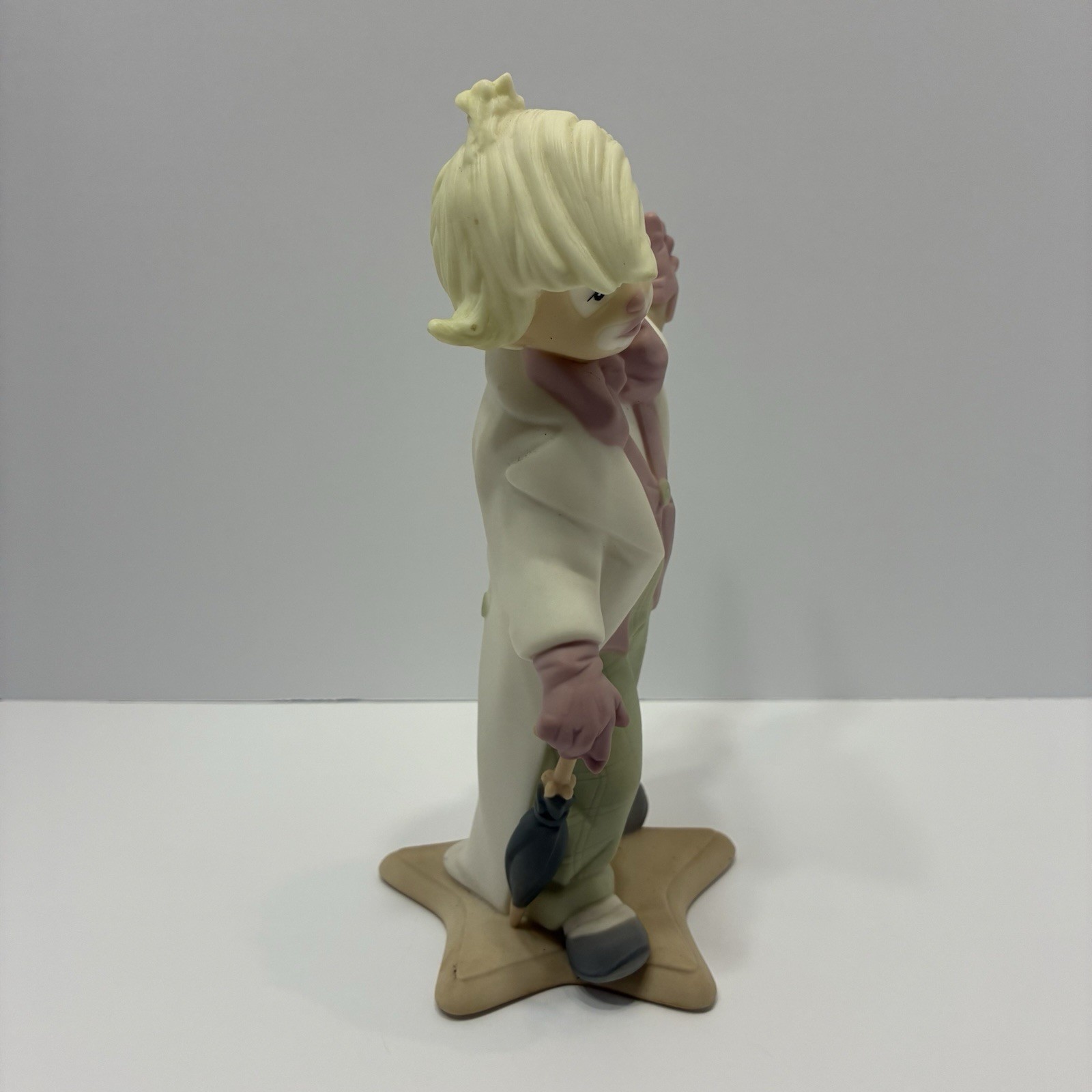 Lladro Family Daisa Golden Memories Boy Clown with Umbrella, 1993