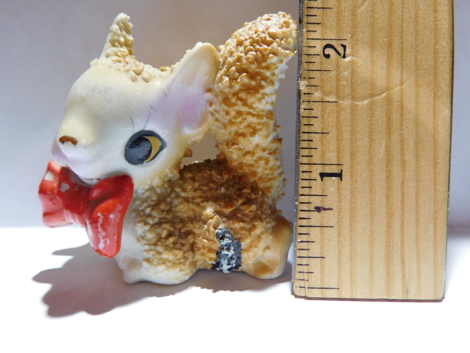 Ceramic Squirrel Matte Hand Painted Figurine-Japan