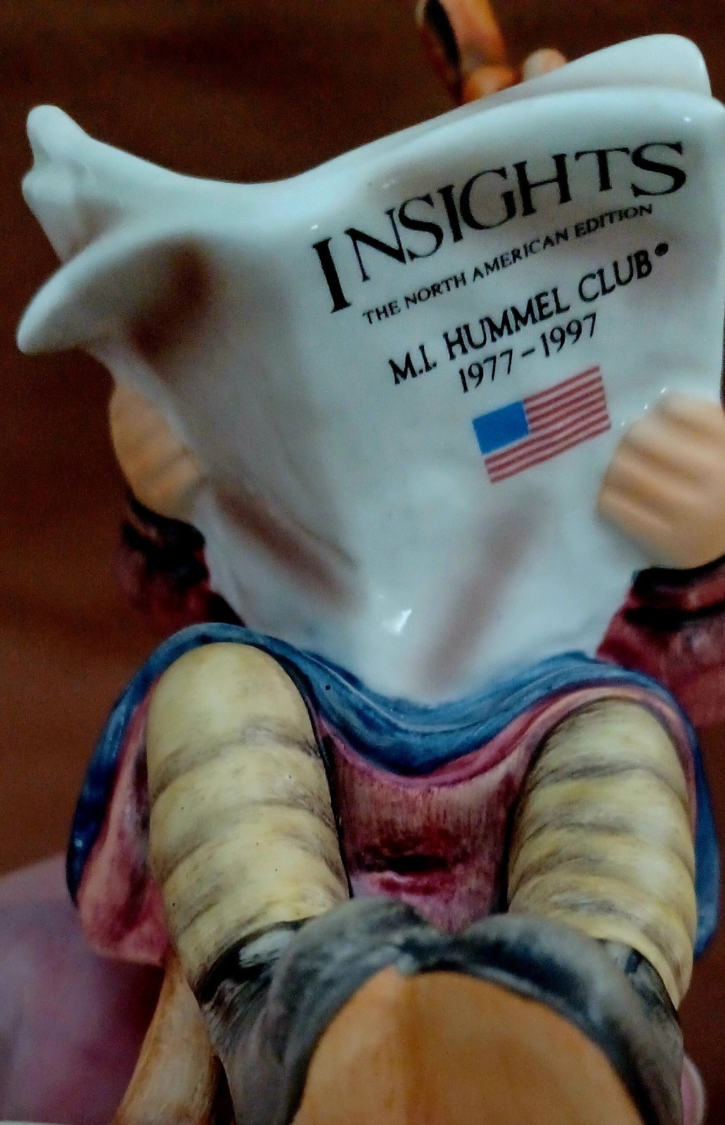 Hummel “WHATS NEW” Exclusive 5.25″ Goebel 20Yr Mbr Edtn #418 TMK7 BOX,COA&BONUS