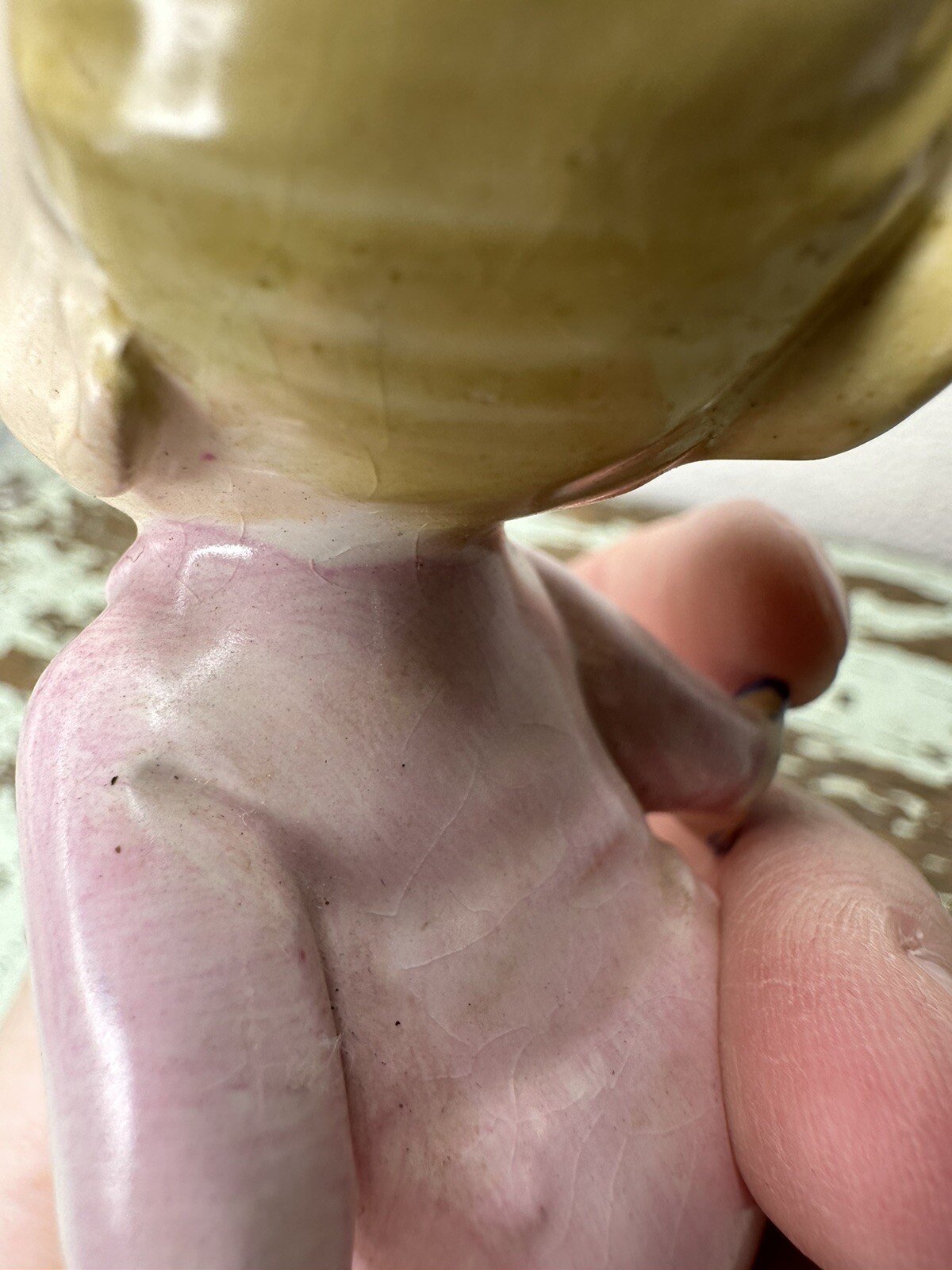 Napco Japan 1956 Little Paint Girl Figurine”read”