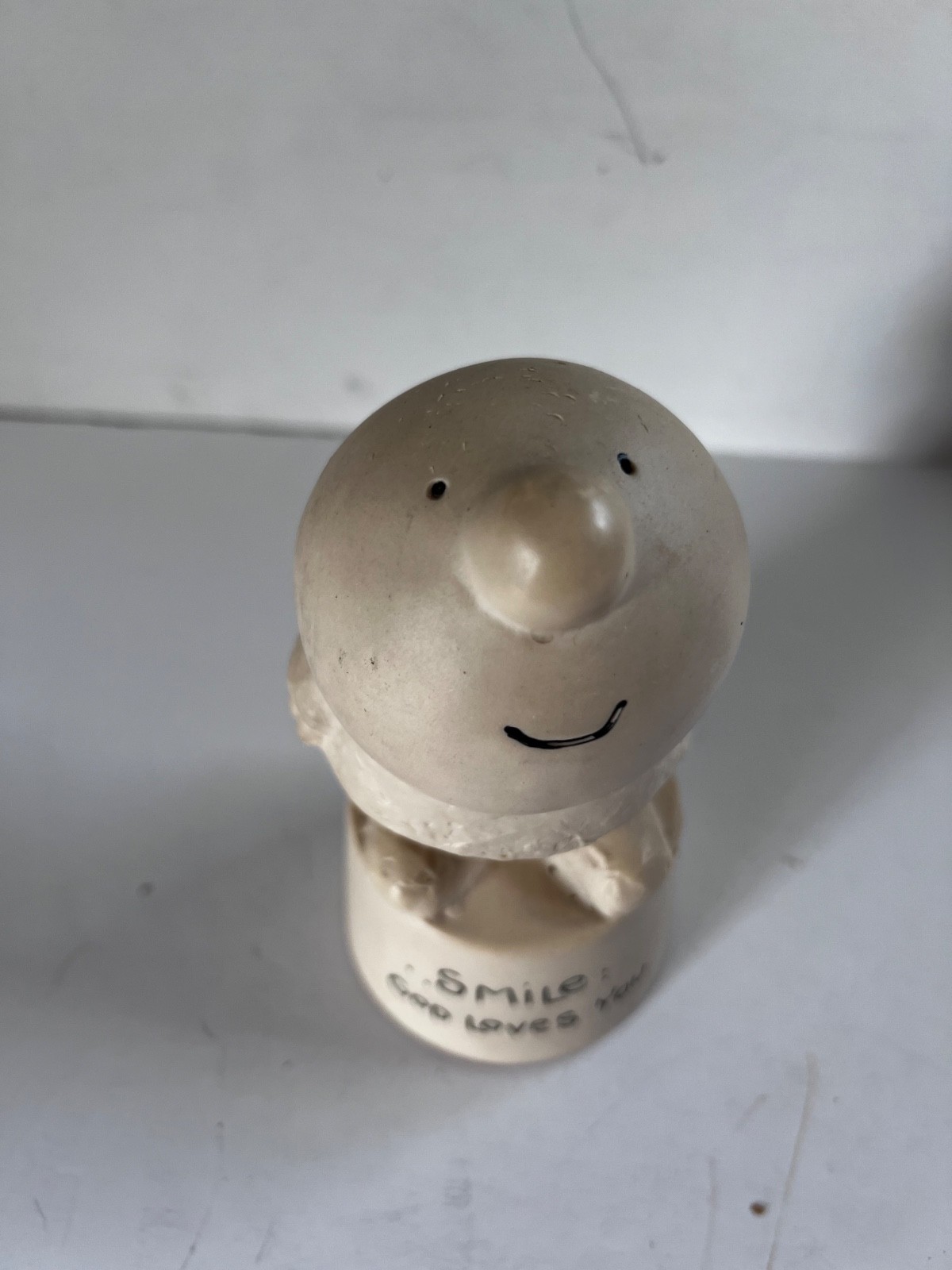 Vintage American Greetings Smile God Loves You Figurine Cleveland USA MCMLIV